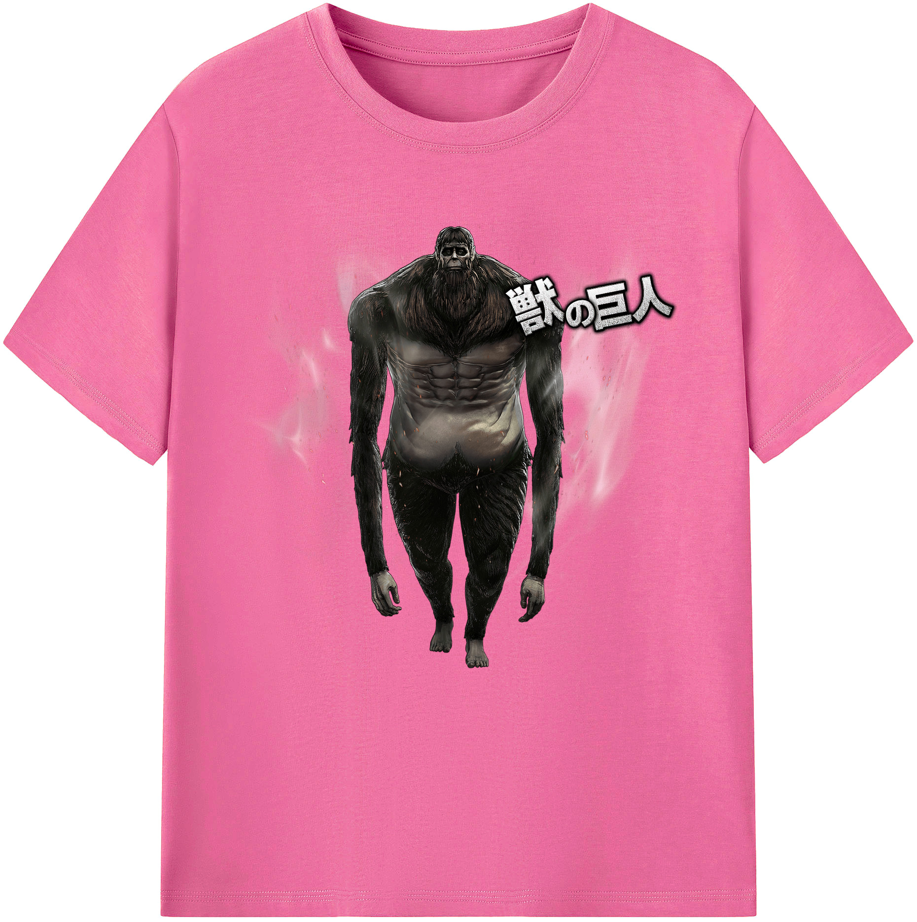 （画像用） 進撃の巨人 Attack on Titan レディースカジュアルプリントTシャツ（綿100％）